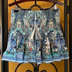 CAMILLA Wings of Luxor Short Shirred Skirt